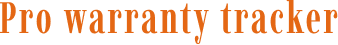 warranty